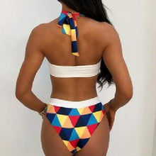 Load image into Gallery viewer, Sexy Printed Swimwear Beach Bikini Two Pieces Set

