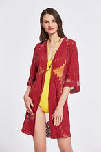 Load image into Gallery viewer, 2018 New  Arrival Sun Flower tassel bikini blouse

