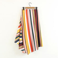 Load image into Gallery viewer, Stripe Irregular Fashion Beach Skirt
