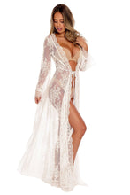 Load image into Gallery viewer, Pretty Long Lace Maxi Beach Dress Cover-up
