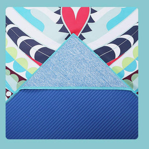 Portable Printed Yoga Towel non-slip Design Supports Custom Pattern Design Digital Printed Yoga Towel Yoga Mat 789