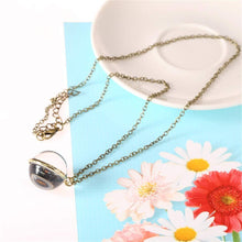 Load image into Gallery viewer, Universe Solar System Pendent Double-Sided Glass Ball Necklace
