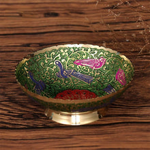 Load image into Gallery viewer, Tibet colorful bowls of candy bowls for fruit bowls and snacks for creative living room ornaments bowls Peacock bowls for Buddha bowls
