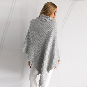 Autumn Winter Knit Irregular Sweater