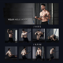 Load image into Gallery viewer, Home Workout Equipment Tension Ropes All in One Chest muscle training equipment for chest muscle training
