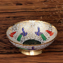 Load image into Gallery viewer, Tibet colorful bowls of candy bowls for fruit bowls and snacks for creative living room ornaments bowls Peacock bowls for Buddha bowls
