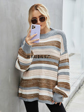 Load image into Gallery viewer, Set Head Large Sleeve Knitted Stitched Personality Sweater
