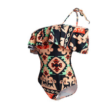 Load image into Gallery viewer, Cape Printed One-piece Swimsuit Bikini
