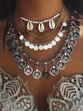Load image into Gallery viewer, Multi Layer Bohemia Coin Tassels Necklaces Accessories
