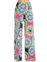 Load image into Gallery viewer, Bohemian Printed Wide Waist Casual Comfortable Wide Leg Yoga Pants
