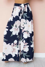 Load image into Gallery viewer, Floral Print High Waist Loose Wide Leg Pants
