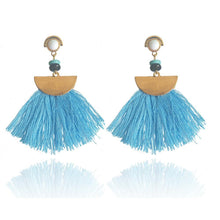 Load image into Gallery viewer, Bohemia trend fashion rope tassel earring vintage design party Xmas
