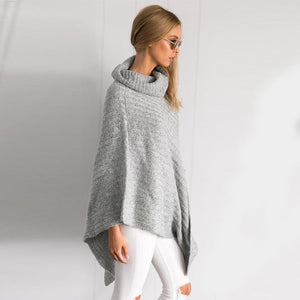 Autumn Winter Knit Irregular Sweater