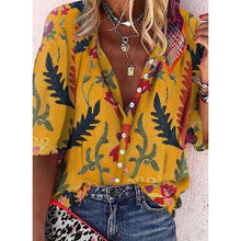 Load image into Gallery viewer, Multicolor Printing Fashion Loose Women&#39;s Shirt
