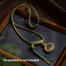 Load image into Gallery viewer, Hand-woven Retro National Wind Adjustable Cotton Rope Necklace Rope
