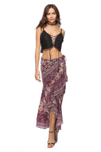 Load image into Gallery viewer, Print Bohemia High Waist Irregular Skirt
