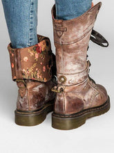 Load image into Gallery viewer, Vintage Chunky Heel Daily Boots
