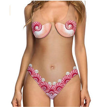 Load image into Gallery viewer, Fresh Fruits One Piece Sexy Shell Swimsuit

