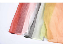 Load image into Gallery viewer, Spring And Summer Boho Style Color Strips Pleated  Striped Skirt
