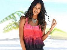 Load image into Gallery viewer, Gradient Thin Split Swimsuit Bikini
