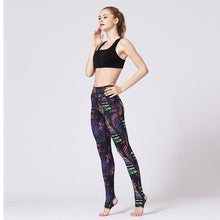 Load image into Gallery viewer, Step High-bounce Yoga Pants Women Print Tight Outdoor Sports Fitness Clothing Casual Bottom Wholesale
