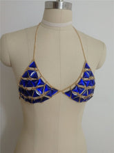 Load image into Gallery viewer, Openwork Gemstone Triangle Bikini Skirt
