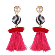 Load image into Gallery viewer, New arrival selectable silk tassel metal beads cap charm for bohemia style Xmas party
