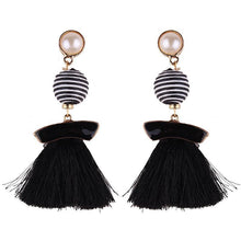 Load image into Gallery viewer, New arrival selectable silk tassel metal beads cap charm for bohemia style Xmas party
