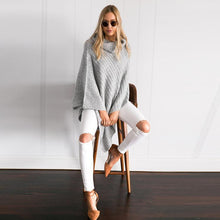 Load image into Gallery viewer, Autumn Winter Knit Irregular Sweater
