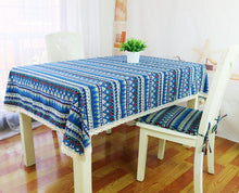 Load image into Gallery viewer, Bohemian cotton and linen tablecloth tea table cloth American decorative cover cloth
