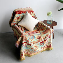 Load image into Gallery viewer, Double-sided Jacquard Knitted Personalized Thread Blanket Sofa Towel Cover Blanket
