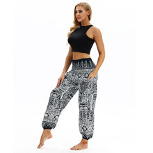 Load image into Gallery viewer, Printed belly dance pants women loose casual yoga pants
