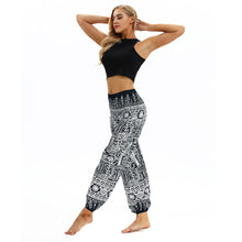 Load image into Gallery viewer, Printed belly dance pants women loose casual yoga pants
