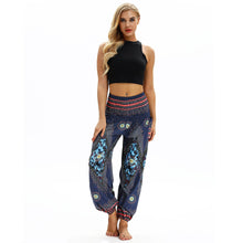 Load image into Gallery viewer, Loose Printed Wide Leg Pants Yoga Fitness Casual Pants Yoga Pants
