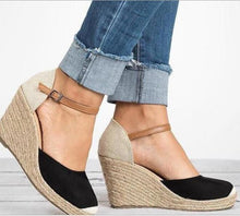 Load image into Gallery viewer, 2018 Bandage Wedge Heels Beach Casual Shoes For Women
