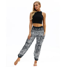 Load image into Gallery viewer, Printed belly dance pants women loose casual yoga pants
