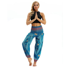 Load image into Gallery viewer, Loose Printed Wide Leg Pants Yoga Fitness Casual Pants Yoga Pants
