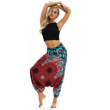 Load image into Gallery viewer, Printed high waist fitness yoga pants women-1
