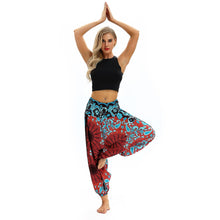 Load image into Gallery viewer, Printed high waist fitness yoga pants women-1
