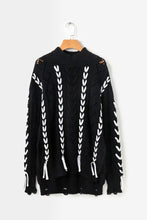 Load image into Gallery viewer, Winter Strap Loose Knit Hollow Sweater
