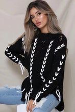 Load image into Gallery viewer, Winter Strap Loose Knit Hollow Sweater
