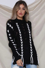 Load image into Gallery viewer, Winter Strap Loose Knit Hollow Sweater
