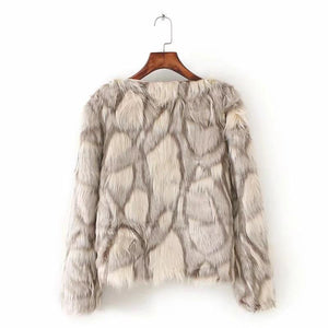 Autumn Winter New Short Imitation Fox Fur Coat