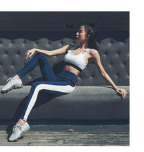 Load image into Gallery viewer, European and American high waist yoga pants women new women&#39;s yoga fitness pants running outdoor sports pants
