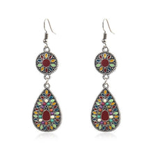 Load image into Gallery viewer, Colorful Inlaid Rice Beads Drop Earrings
