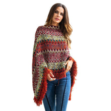 Load image into Gallery viewer, Knit Autumn Tassel Fashion Sweater Tops
