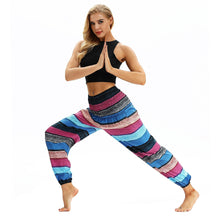 Load image into Gallery viewer, Women&#39;s Casual Light Lantern Stripe Dance Pants Popular In Autumn Yoga Loose Pants
