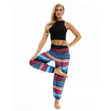 Load image into Gallery viewer, Women&#39;s Casual Light Lantern Stripe Dance Pants Popular In Autumn Yoga Loose Pants
