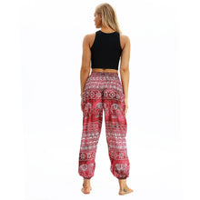 Load image into Gallery viewer, Square Elephant Pattern Digital Printing Yoga Pants Loose Women&#39;s Sports Lantern Pants Belly Dance Casual Yoga Pants 3
