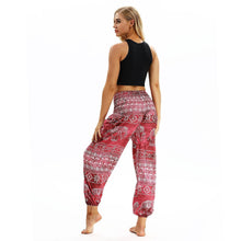 Load image into Gallery viewer, Square Elephant Pattern Digital Printing Yoga Pants Loose Women&#39;s Sports Lantern Pants Belly Dance Casual Yoga Pants 3
